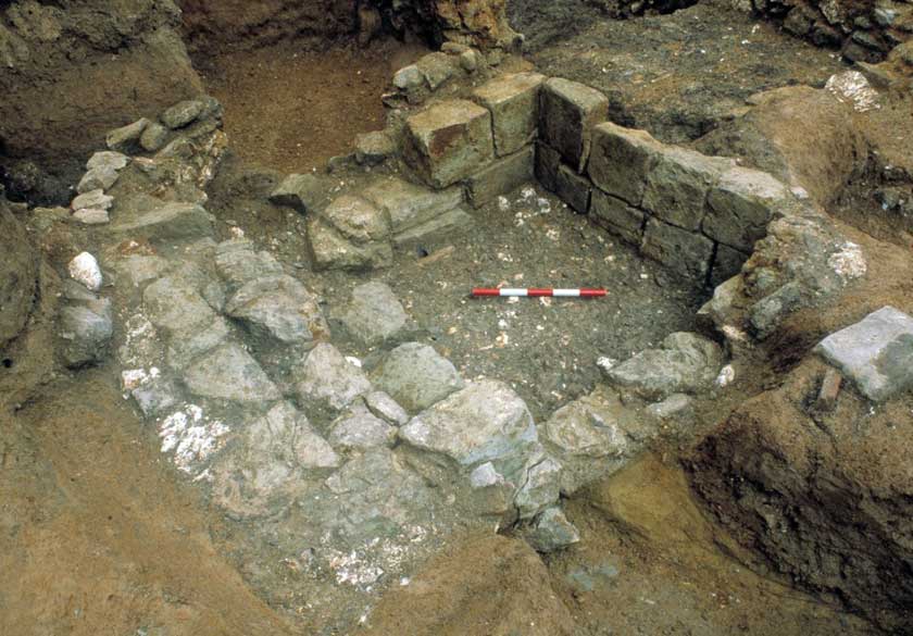 View of the 81-7 Gresham Street mikveh discovered in 1986 (looking north-east)
