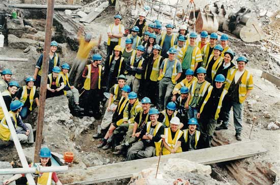 On site group Photo