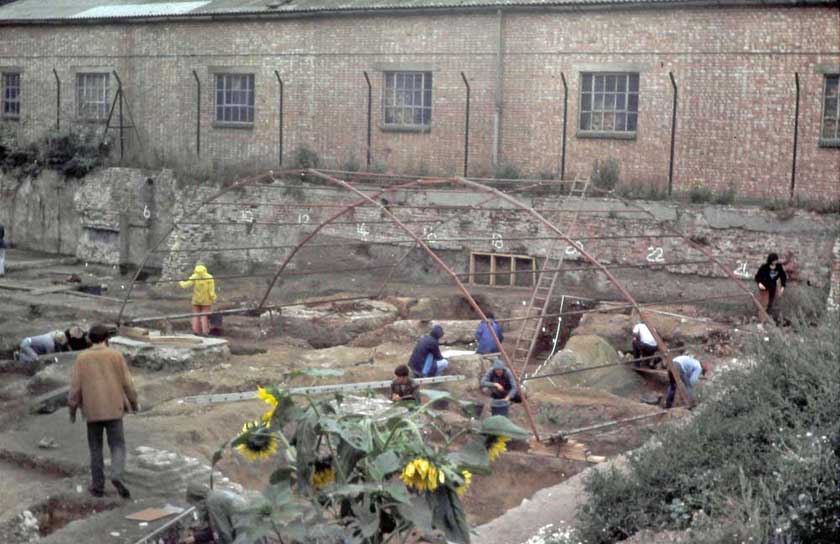 Calverts Buildings excavation overall photograph
