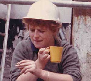 GINA on site at Wood Street 1986
