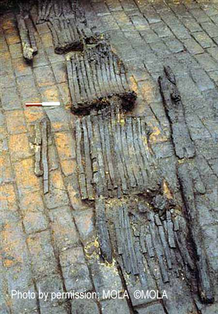 Peninsular House Excavation (PEN79) showing burnt barrels